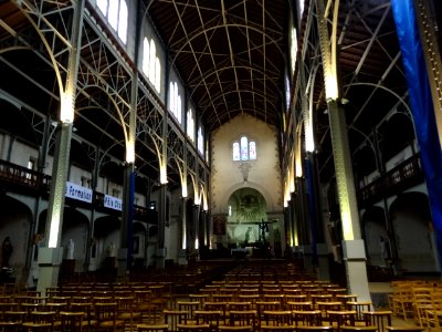 Nef de l'église Notre-Dame-du-Travail de Paris, 14e arr., … 