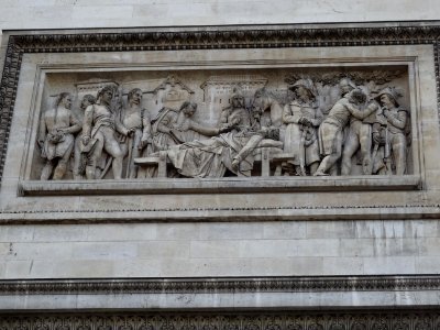 Bas-relief Les funérailles du général Marceau le 20 septe… | Flickr
