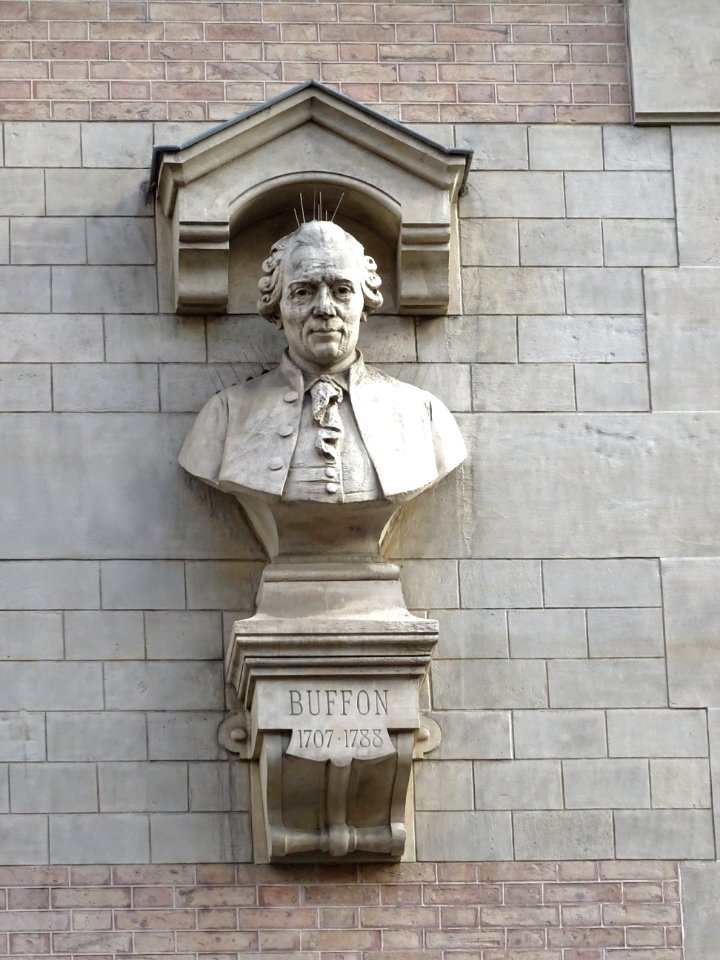 Buste de Buffon 1707-1788 sur la façade du lycée Janson de… 