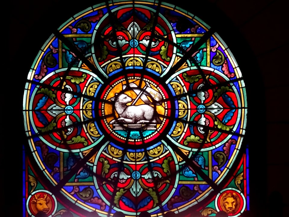 Vitrail, église Saint-Charles de Montceau, 22 bis rue Lege… 