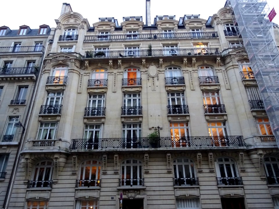 Immeuble, au 11 bis rue Ampère, 17e arr., Paris 