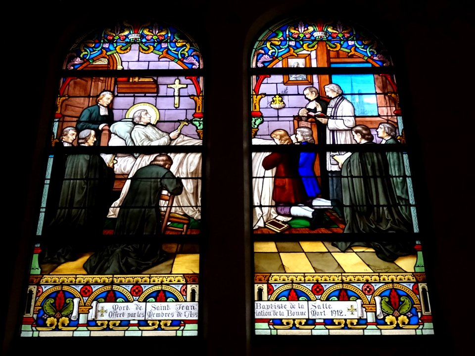 Vitraux de l'église Saint Jean-Baptiste de la Salle, 15e a… 