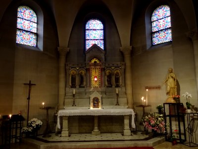 Chapelle dans l'église Saint-Lambert de Vaugirard, rue Ger… 