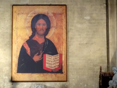 Icône dans l'église Saint-Lambert de Vaugirard, rue Gerber… 