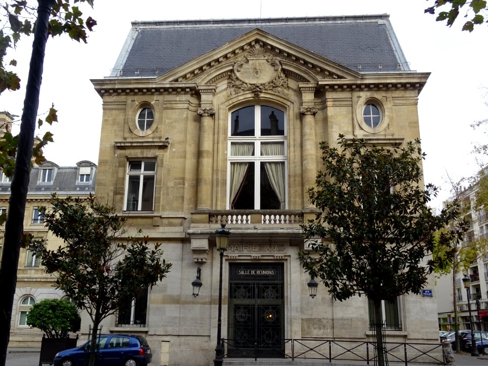 Salle de réunions de la mairie du XV arr., rue Peclet, 15e… 