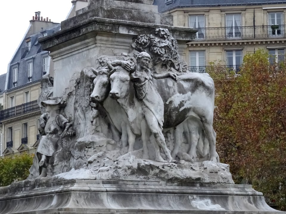 Monument à Pasteur, Place de Breteuil du nom de Louis Au… 
