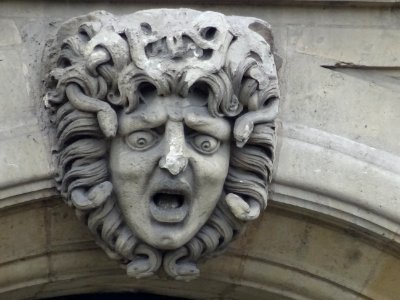 Détail de la façade de l'Ecole Militaire, Place Joffre, 7e… 