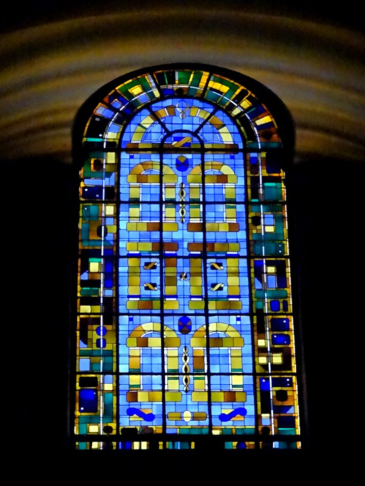 Vitrail de la chapelle de l'Épiphanie des Missions étrangè… 
