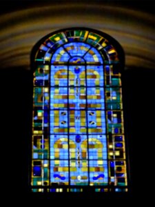 Vitrail de la chapelle de l'Épiphanie des Missions étrangè… 