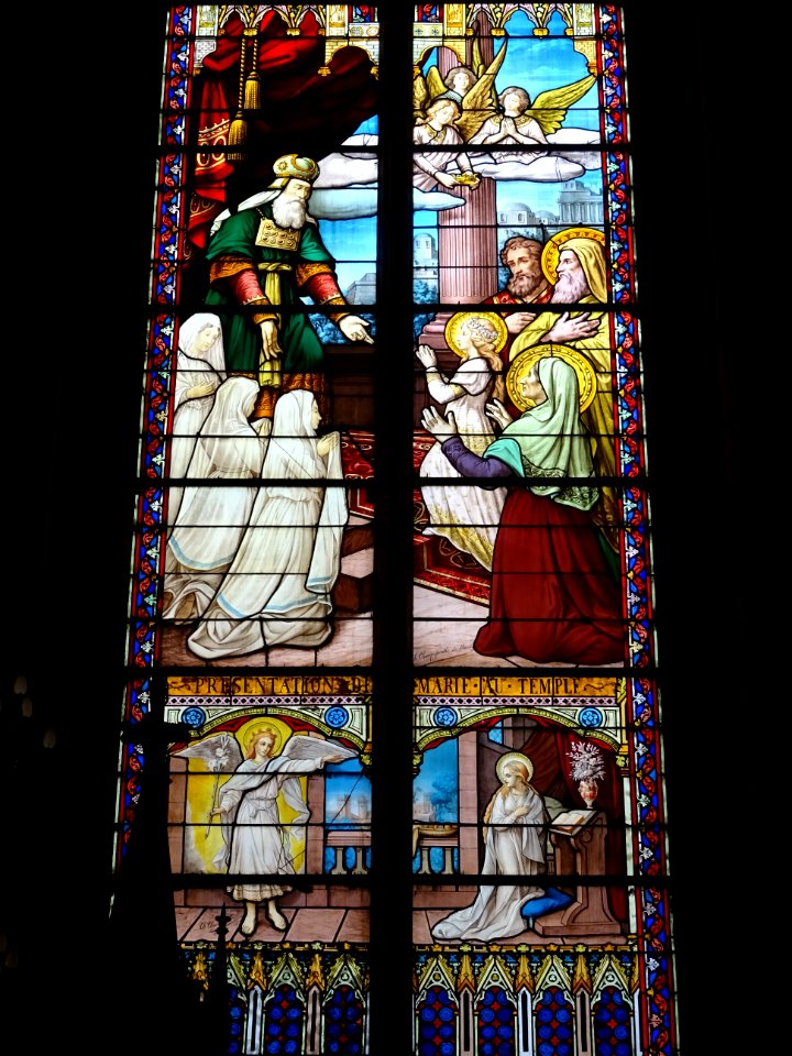Vitrail, chapelle des sœurs Sainte-Marie-de-la-Famille de … 