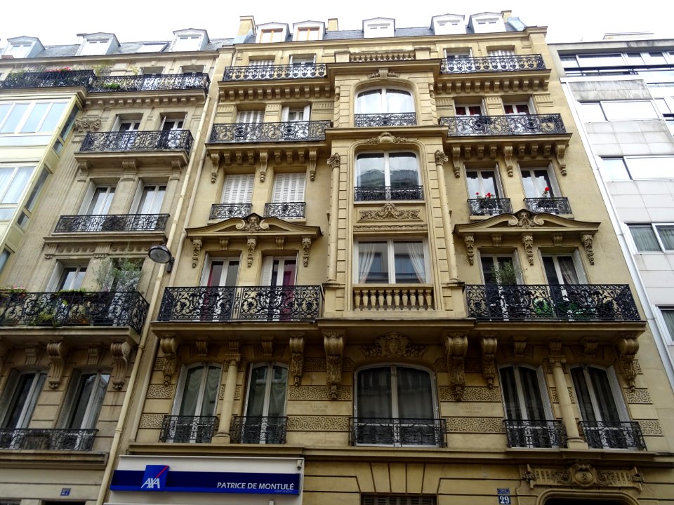 Immeuble, au 29 rue Mathurin Régnier, 15e arr., Paris 
