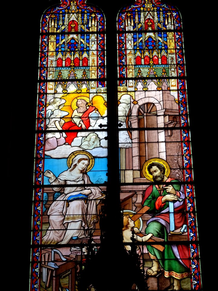 Vitrail, chapelle des sœurs Sainte-Marie-de-la-Famille de … 