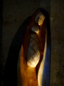 Sculpture naïve dans l'église Saint-Lambert de Vaugirard, … 