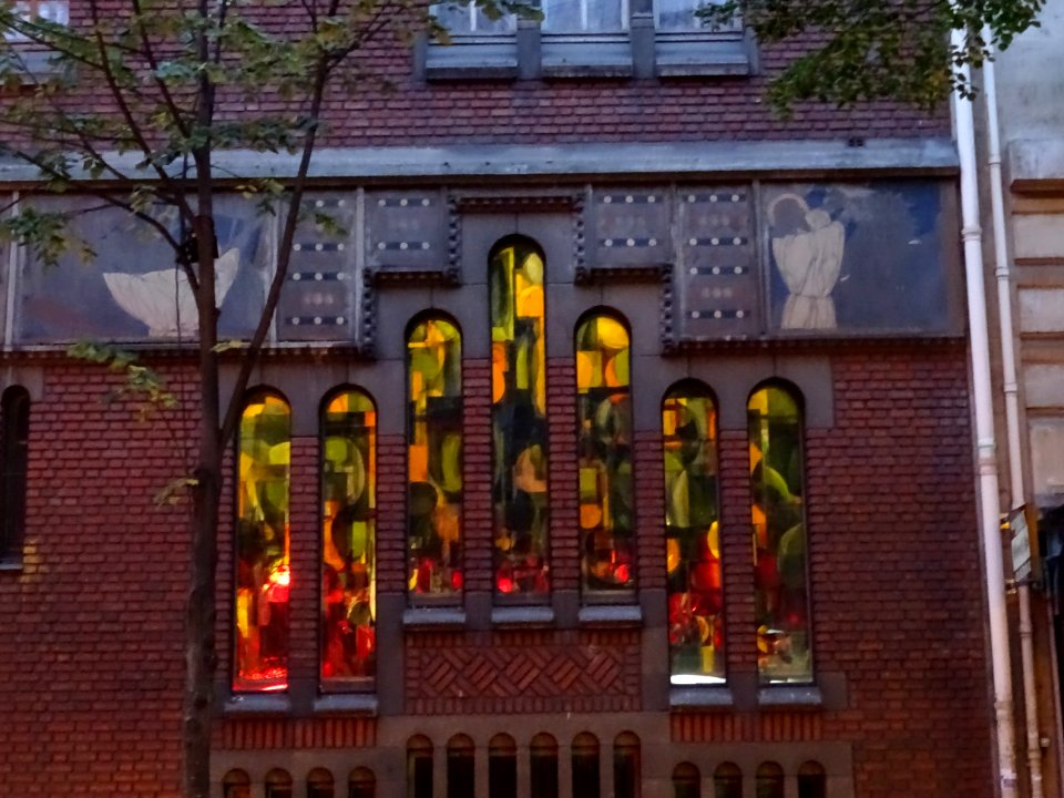Vitraux de l'église Saint-Christophe-de-Javel, rue de la C… 