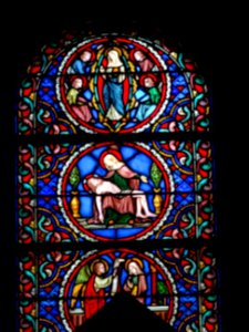 Vitrail de l'église Saint-Lambert de Vaugirard, rue Gerber… 