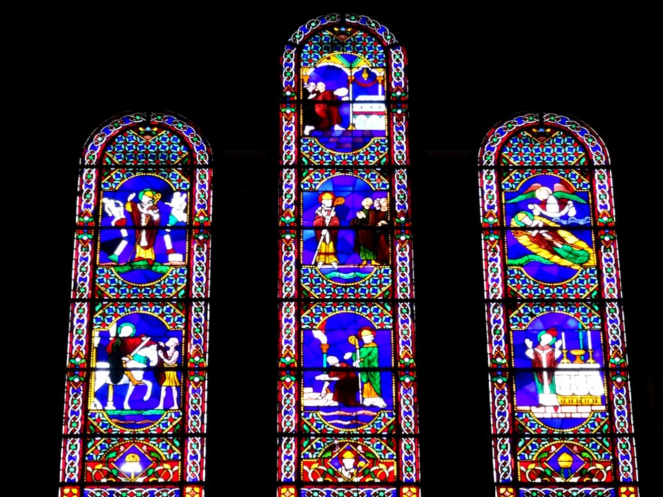 Vitraux, église Saint-Charles de Montceau, 22 bis rue Lege… 