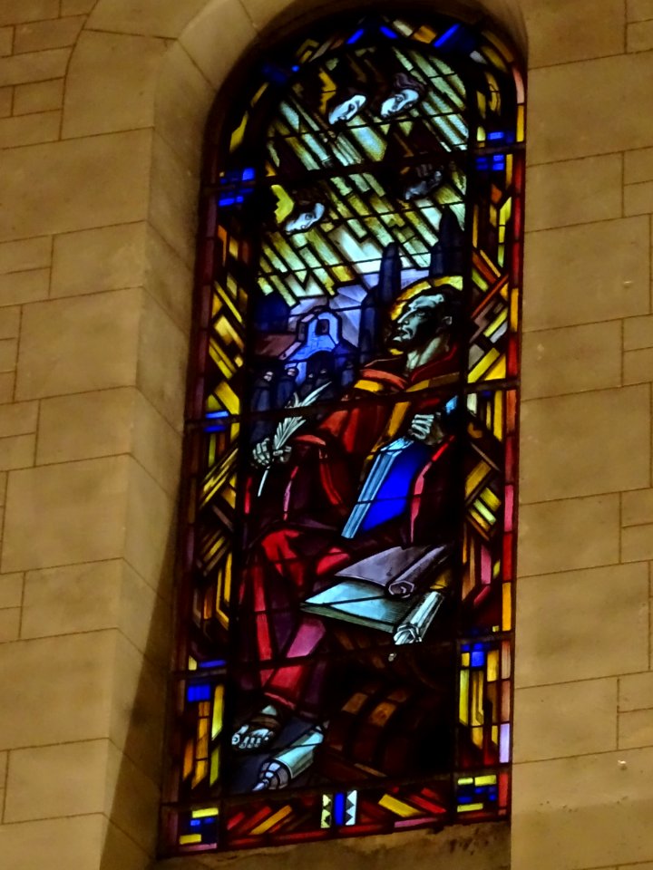 Vitrail, ancienne église Saint François de Sales, 15 rue A… 