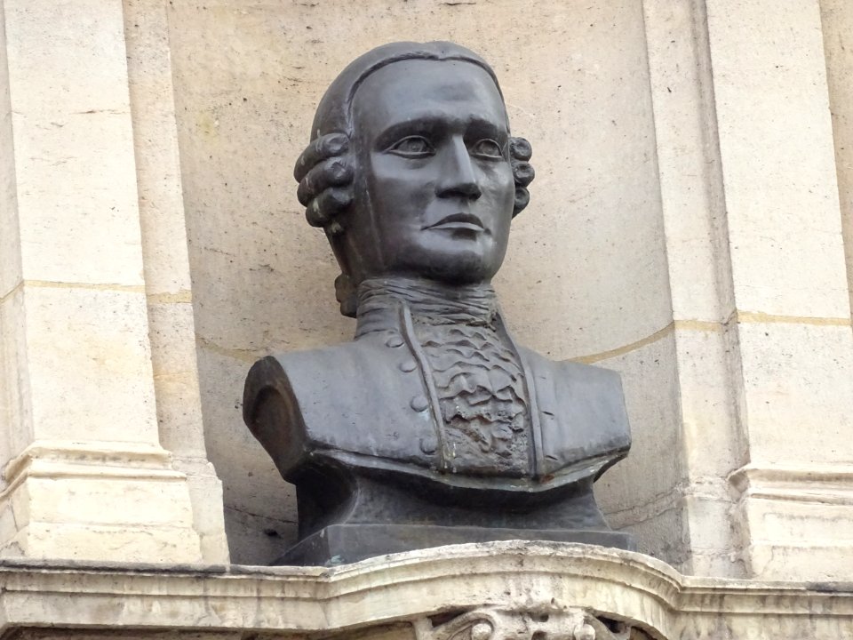 Statue en buste de Pedro Vicente Maldonado 1704-1748, scie… 
