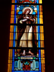 Vitrail, église Saint-Joseph-des-Épinettes, 40 rue Pouchet… 
