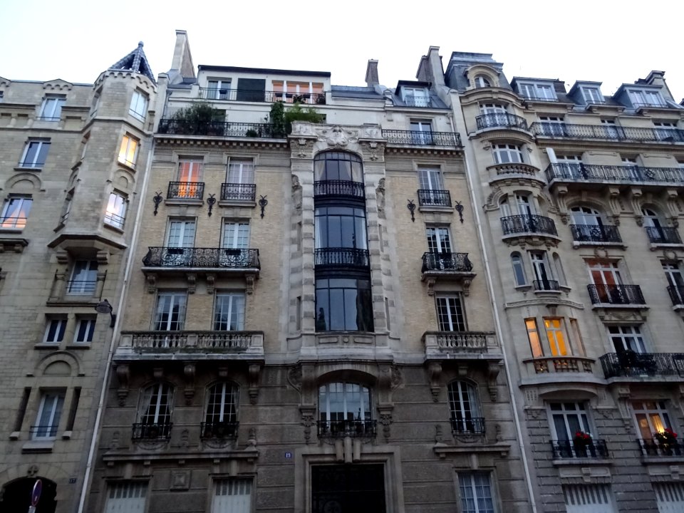 Immeuble, au 19 rue Ampère, 17e arr., Paris 