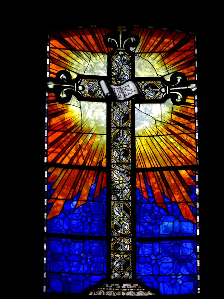 Vitrail de l'église Saint-Romain de Sèvres, 1 rue de l'égl… 