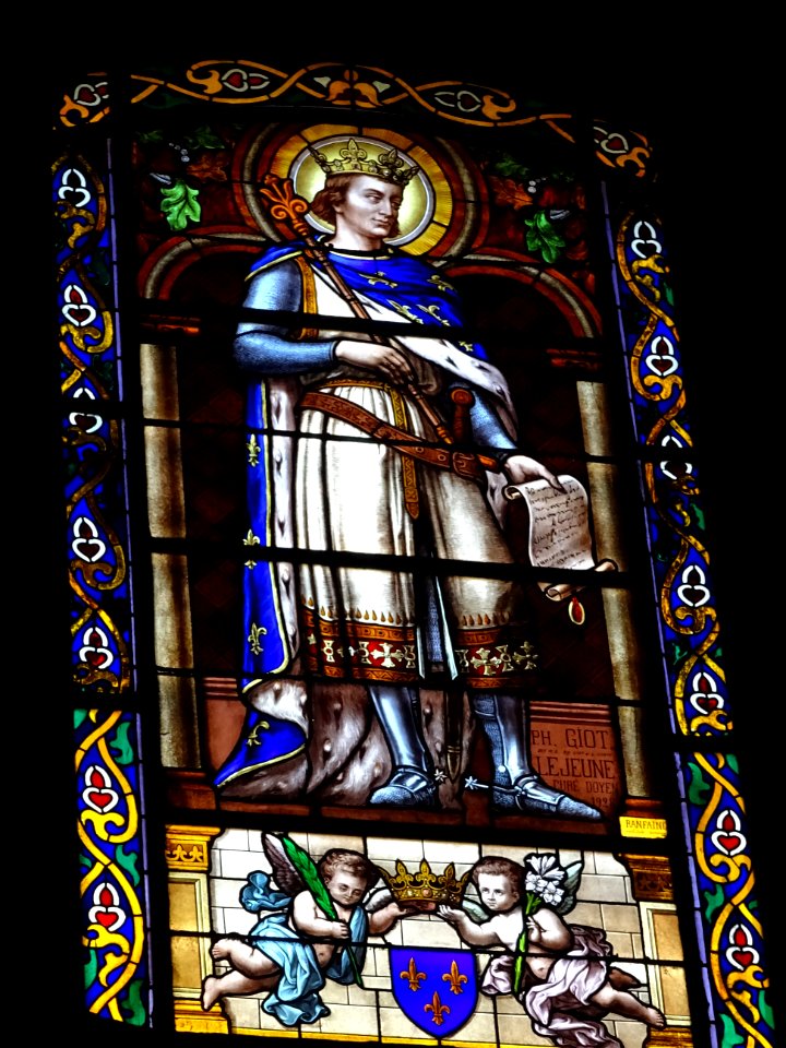 Vitrail de l'église Saint-Romain de Sèvres, 1 rue de l'égl… 