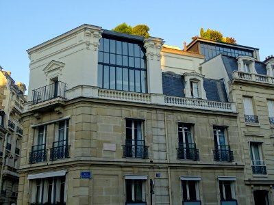 Immeuble, au 38 rue de Prony, 17e arr., Paris photo