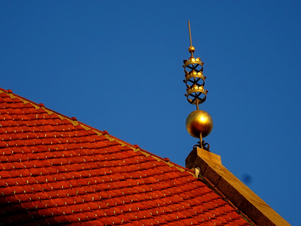 Détail du toit, Eglise suédoise de Paris, 9 rue Médéric, 1… 