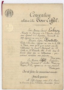 Agreement concluded january 8 1887 between the state