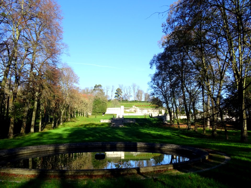 Bassin près des deux géants, Parc de Saint-Cloud, Saint-Cl… 