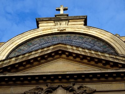 Fronton du temple de Penthemont, 106 rue de Grenelle, 7e a… 