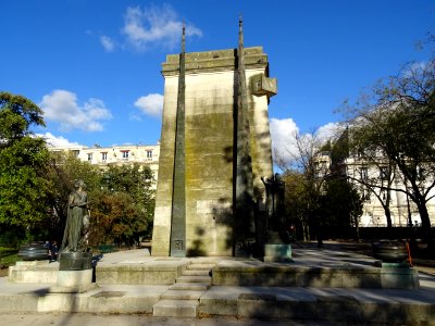 Monument des Droits de l'Homme, dans les jardins du Champ … 