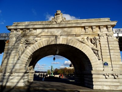 Viaduc de Passy, 1903-1905, sur le pont de Bir Hakeim, lim… 