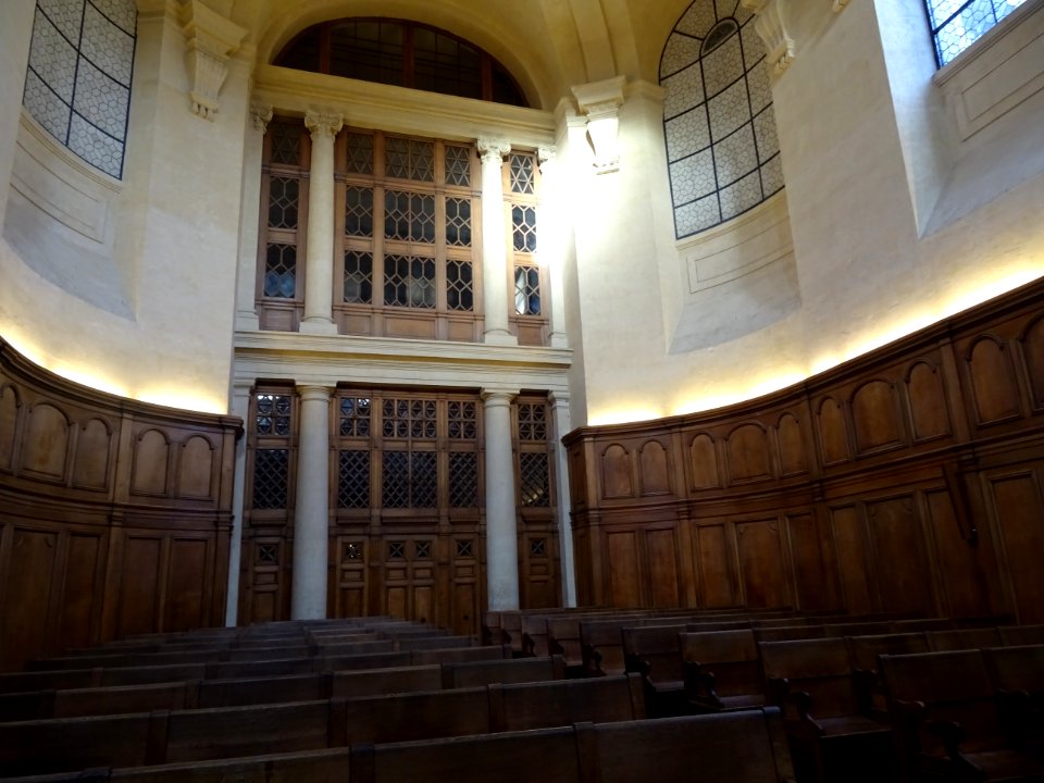 Intérieur du temple de Penthemont, 106 rue de Grenelle, 7e… 