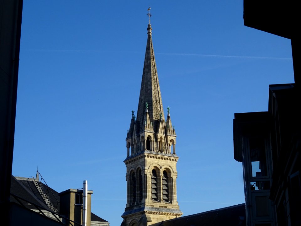 Clocher de l'église Saint-Clodoald, Saint-Cloud, Hauts-de-… 