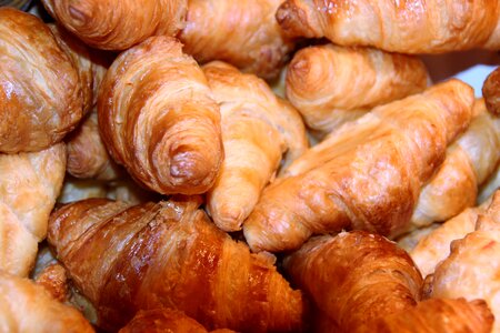 Bread products baked goods pastries photo