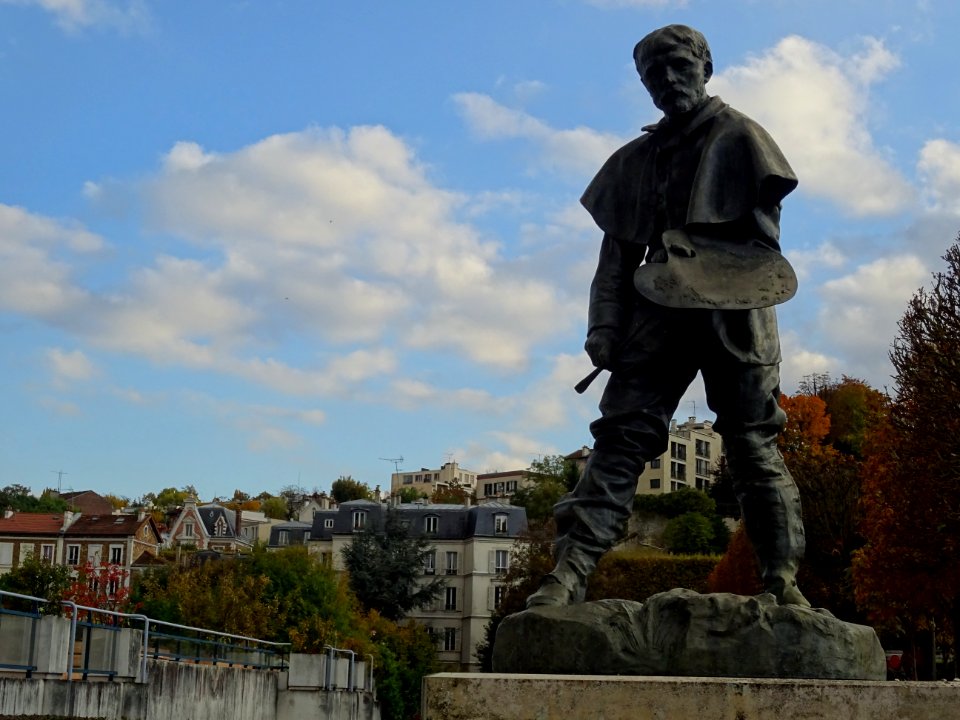 Statue en bronze Jules Bastien-Lepage (1848-1884), par A… 