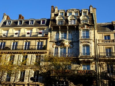 Façade de l'Hôtel Ceramic, de style Art nouveau, au 34 a… 