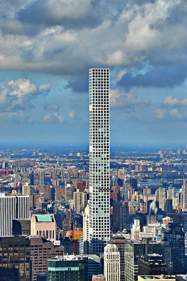 Unique new york high residential building