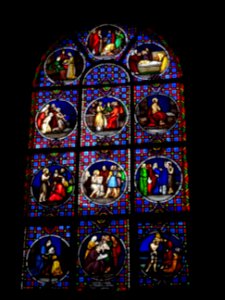 Vitrail de l'église Saint-Romain de Sèvres, 1 rue de l'égl… 