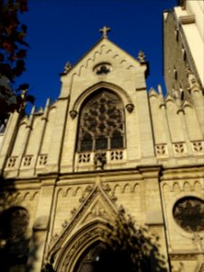 Façade de l'Eglise protestante unie de l'Étoile, au 54-56 … 