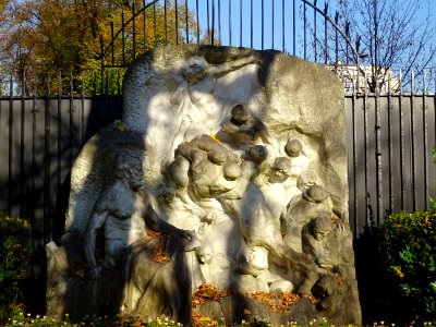 Statue en marbre Victor Hugo ou La Vision du poète (en 1… 