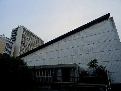 Vue latérale, église Notre-Dame-de-l'Immaculée-Conception,… 