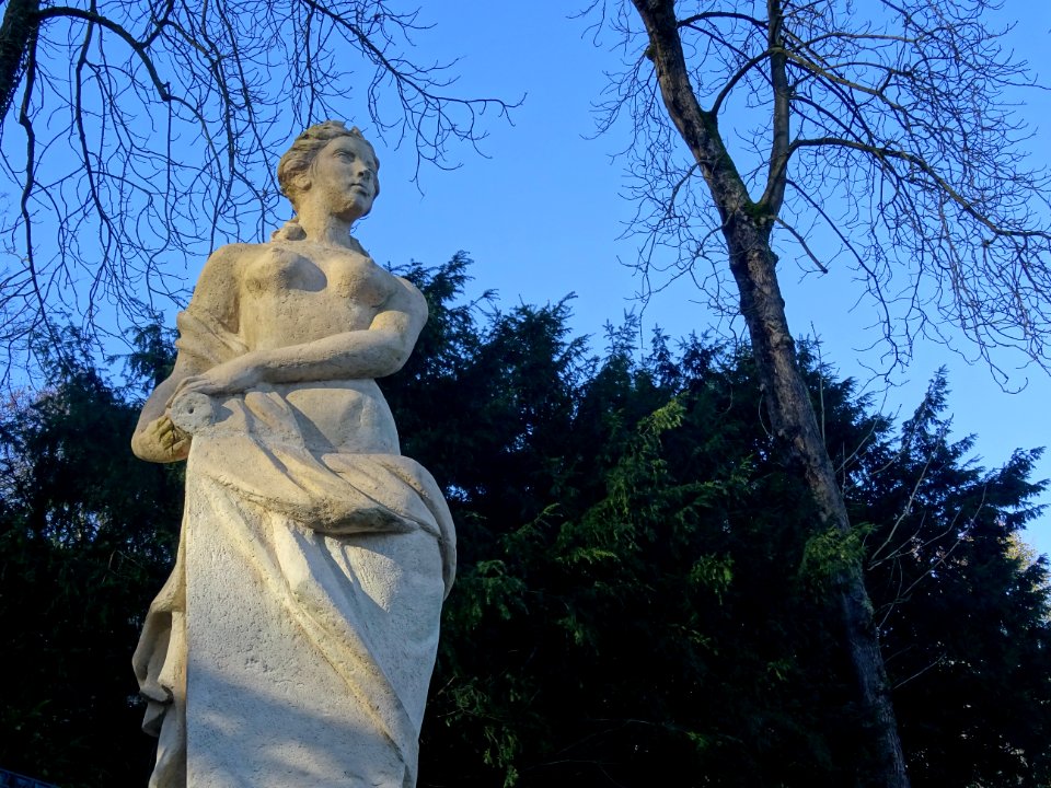 Statue La Dryade par Georges Muguet (1903-1988), Fontain… 