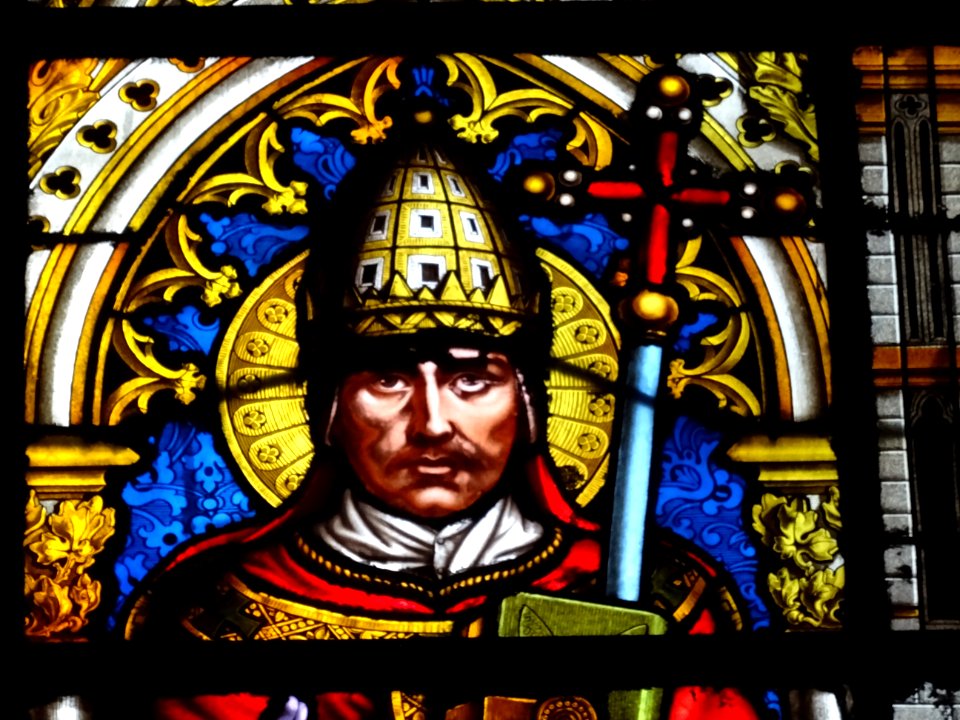 Vitrail, basilique Sainte-Clotilde, 23 bis rue las Cases, … 
