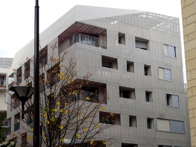 Immeuble à enveloppe ajourée, rue Cardinet, 17e arr., Pari… 