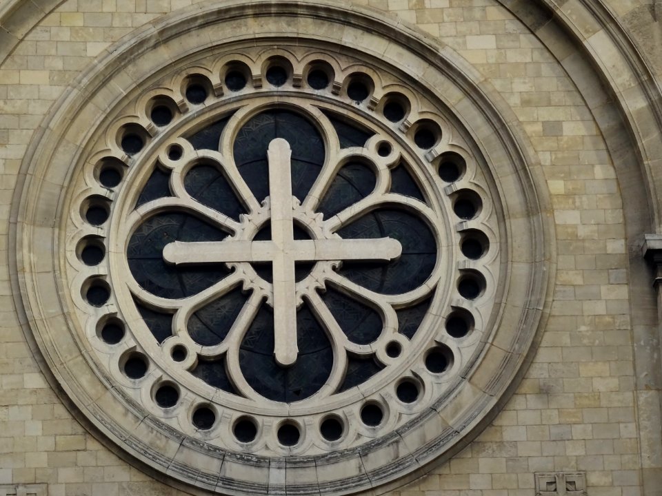 Rosace, église Notre-Dame-des-Champs, 91 boulevard du Mont… 