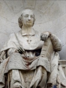 Statue de J.B. Massillon évèque de Clermont, fontaine Sain… 