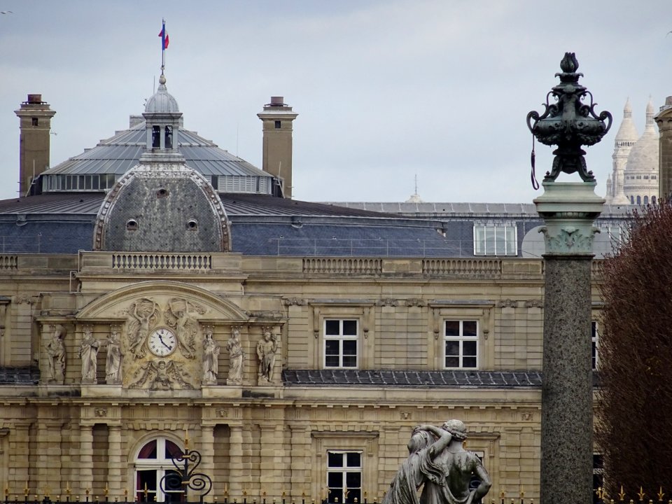 Palais du Luxembourg, depuis l'avenue de l'Observatoire, 6… 