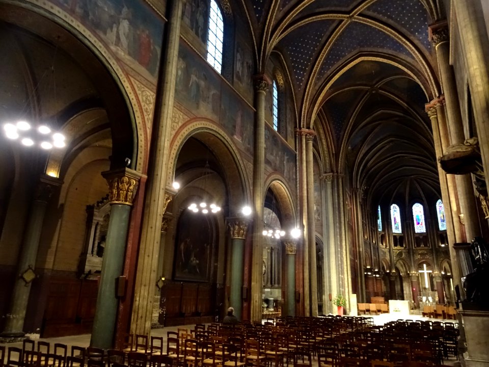 Nef de l’abbaye Saint-Germain-des-Prés, 170 boulevard Sain… 